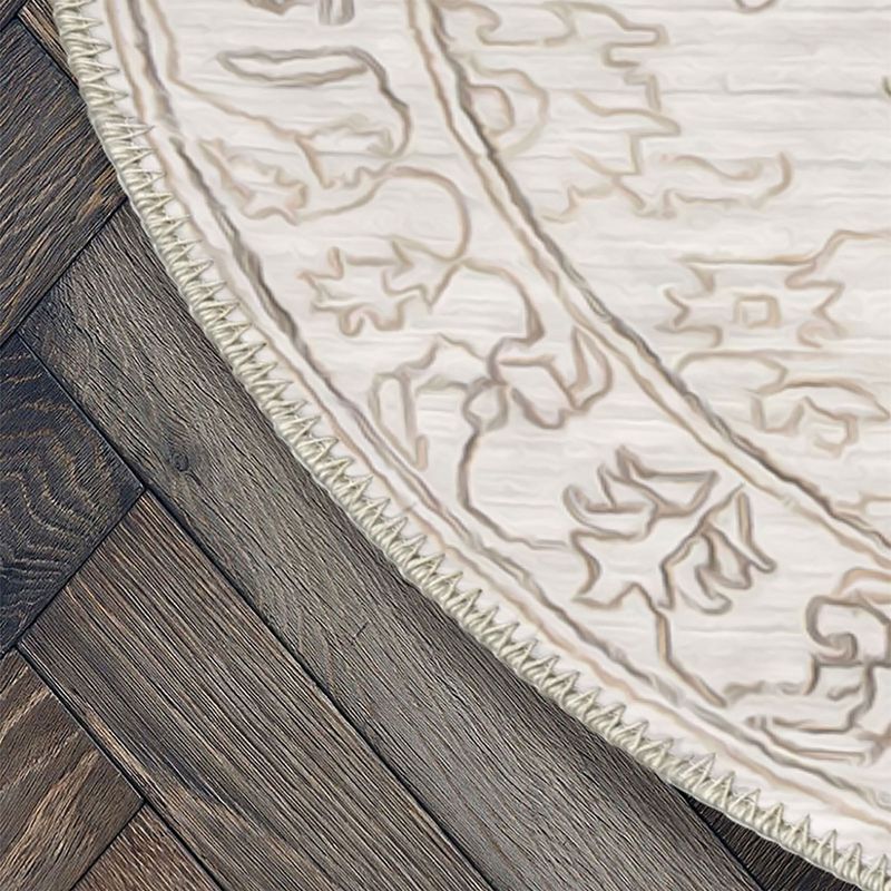 Casa si Gradina - Textile si covoare - Covoare - Covoare casa - Covor, Conceptum Hypnose, crem, 120 cm, 70% bumbac, 30% chenille, antiderapant - Infinity.ro
