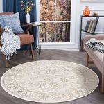 Casa si Gradina - Textile si covoare - Covoare - Covoare casa - Covor, Conceptum Hypnose, crem, 120 cm, 70% bumbac, 30% chenille, antiderapant - Infinity.ro