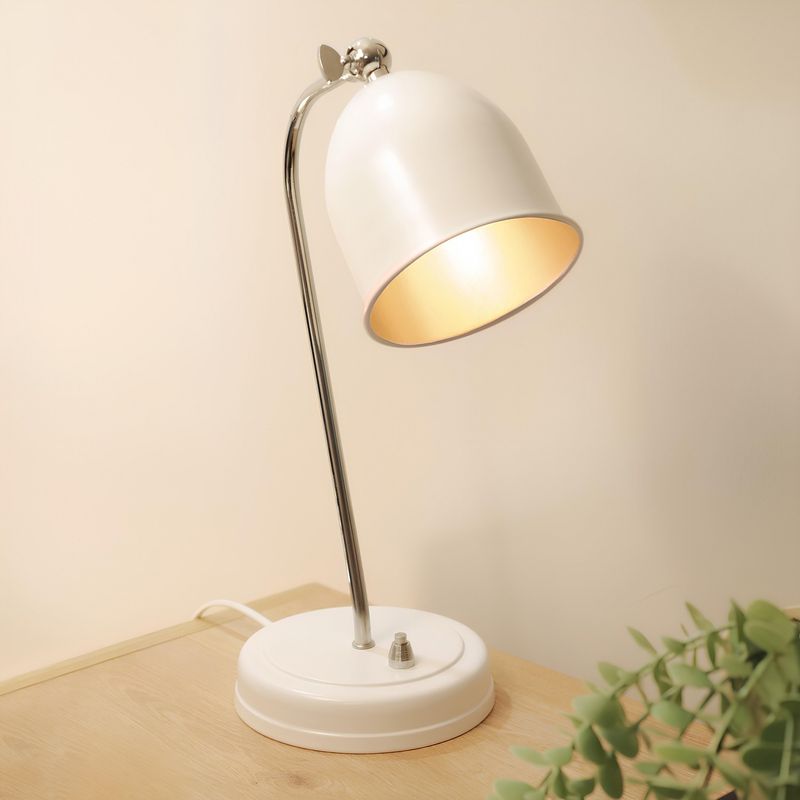 Casa si Gradina - Corpuri si surse de iluminat - Veioze si lampi - Veioze - Veioza, Opviq, metal, alb, 39 cm - Infinity.ro