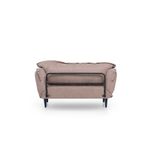 Casa si Gradina - Mobilier - Canapele si coltare - Canapele - Canapea extensibila, Hanah Home, structura metalica, stofa in, mink, 200x70 cm - Infinity.ro