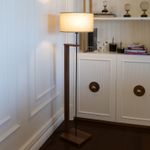 Casa si Gradina - Corpuri si surse de iluminat - Veioze si lampi - Lampadare - Lampadar, Opviq, lemn, nurca, 150 cm - Infinity.ro