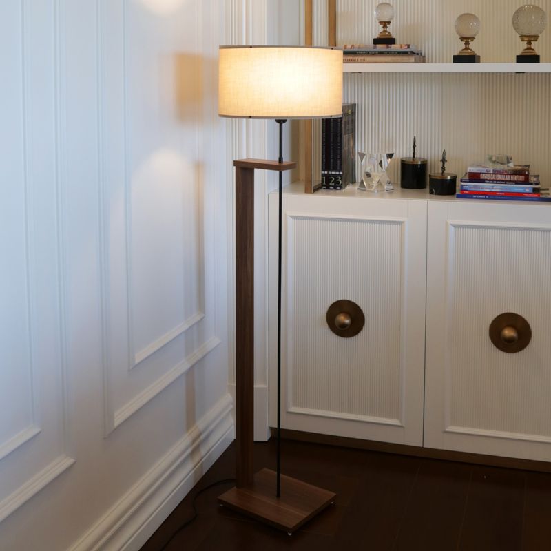 Casa si Gradina - Corpuri si surse de iluminat - Veioze si lampi - Lampadare - Lampadar, Opviq, lemn, nurca, 150 cm - Infinity.ro