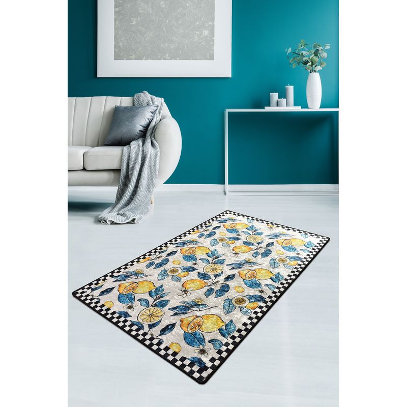 Casa si Gradina - Textile si covoare - Covoare - Covorase intrare - Covoras de intrare, Conceptum Hypnose, multicolor, 80x200 cm, 100% poliester, antiderapant, 882CHL1553 - Infinity.ro