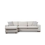 Casa si Gradina - Mobilier - Canapele si coltare - Coltare - Coltar, Hanah Home, lemn fag si pal, alb, 270x194x95 cm - Infinity.ro