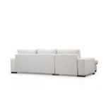 Casa si Gradina - Mobilier - Canapele si coltare - Coltare - Coltar, Hanah Home, lemn fag si pal, alb, 270x194x95 cm - Infinity.ro