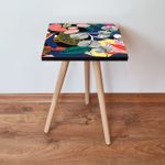 Casa si Gradina - Mobilier - Mese si birouri - Mese living - Masuta laterala, Hanah Home, mdf, multicolor, 35x35x42 cm, 481LNA1806 - Infinity.ro