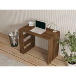 Casa si Gradina - Mobilier - Mese si birouri - Birouri - Birou de studiu, Hanah Home, pal melaminat, nuc, 90x50x70 cm - Infinity.ro