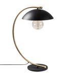 Casa si Gradina - Corpuri si surse de iluminat - Veioze si lampi - Veioze - Veioza, Opviq, metal, negru auriu, 26x43x55 cm - Infinity.ro