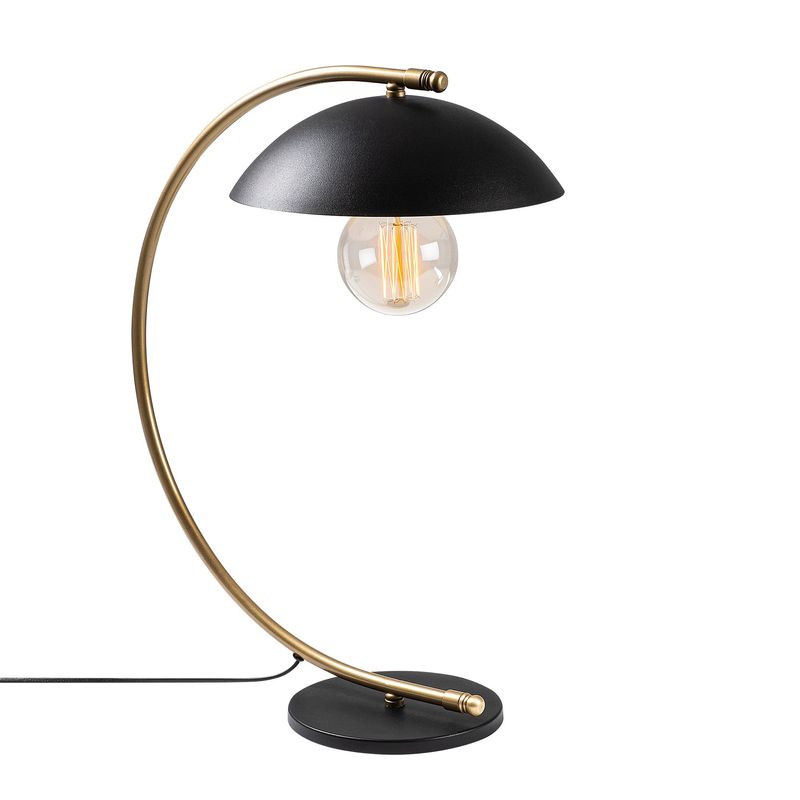 Casa si Gradina - Corpuri si surse de iluminat - Veioze si lampi - Veioze - Veioza, Opviq, metal, negru auriu, 26x43x55 cm - Infinity.ro