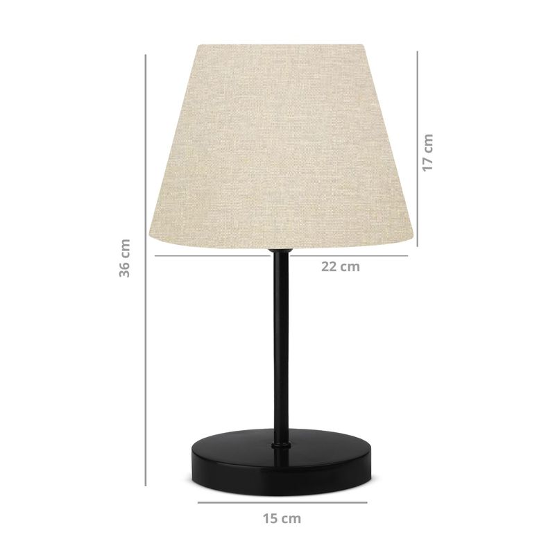 Casa si Gradina - Corpuri si surse de iluminat - Veioze si lampi - Veioze - Veioza, Opviq, pvc, crem, 36 cm - Infinity.ro