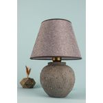 Casa si Gradina - Corpuri si surse de iluminat - Veioze si lampi - Veioze - Veioza, Opviq, ceramica, gri, 35 cm - Infinity.ro
