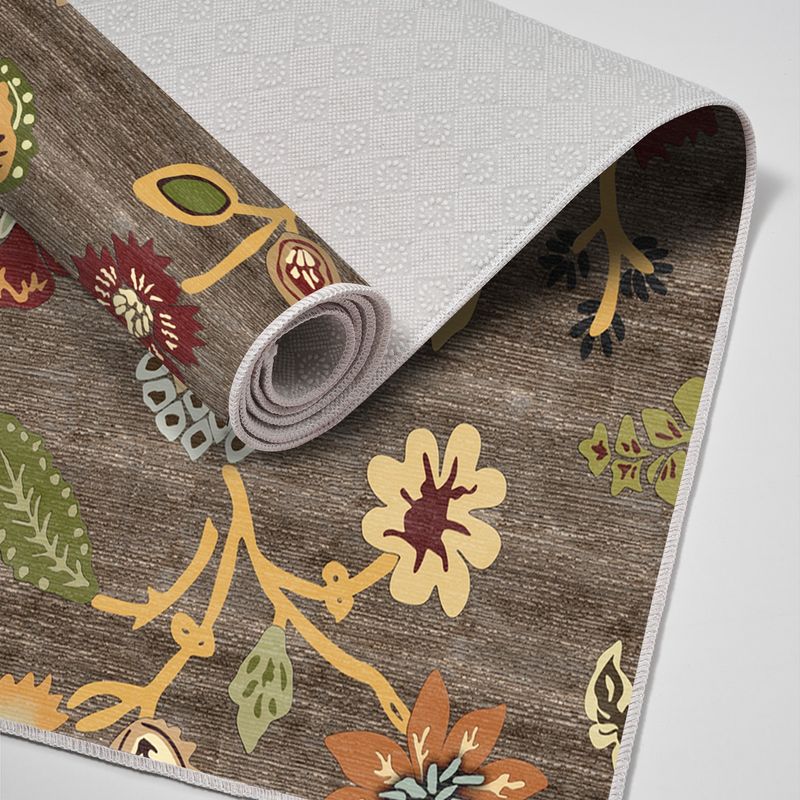 Casa si Gradina - Textile si covoare - Covoare - Covorase intrare - Covoras de intrare, Conceptum Hypnose, cafea, 80x200 cm, 100% poliamida, antiderapant, 955ANR1260 - Infinity.ro