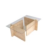 Casa si Gradina - Mobilier - Mese si birouri - Masute de cafea - Masuta de cafea, Hanah Home, pal melaminat, safir, 105x65x40 cm - Infinity.ro