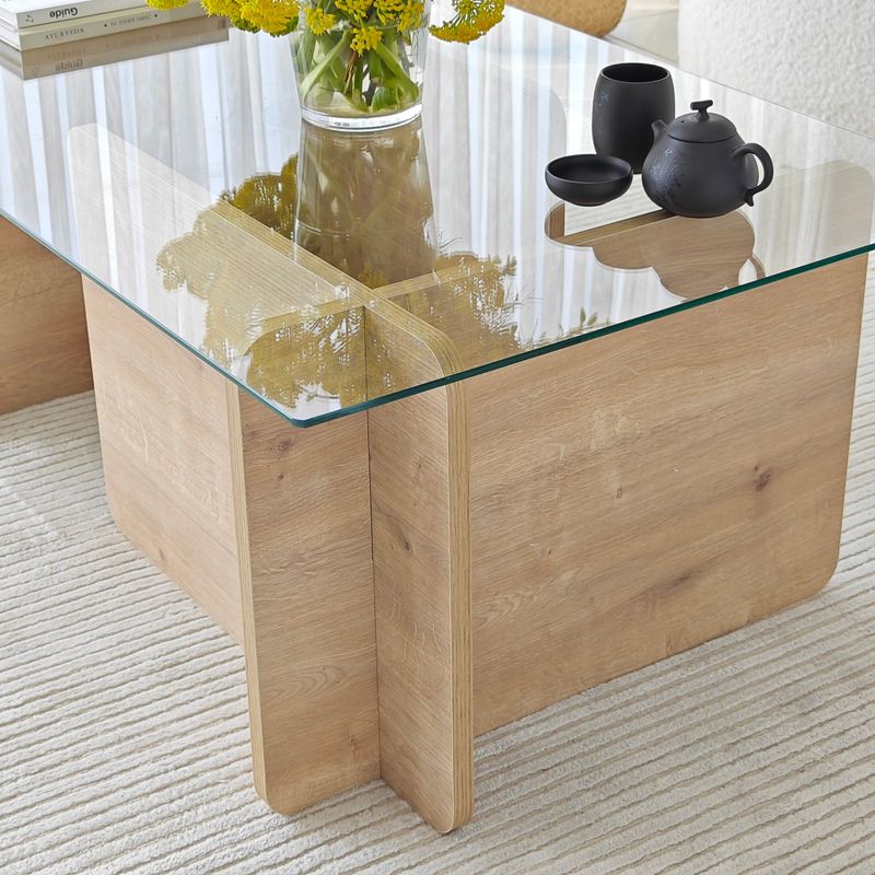 Casa si Gradina - Mobilier - Mese si birouri - Masute de cafea - Masuta de cafea, Hanah Home, pal melaminat, safir, 105x65x40 cm - Infinity.ro