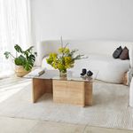 Casa si Gradina - Mobilier - Mese si birouri - Masute de cafea - Masuta de cafea, Hanah Home, pal melaminat, safir, 105x65x40 cm - Infinity.ro