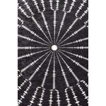 Casa si Gradina - Textile si covoare - Covoare - Covoare casa - Covor rotund, Conceptum Hypnose, negru alb, 100 cm, 100% poliester, antiderapant, lavabil la masina - Infinity.ro