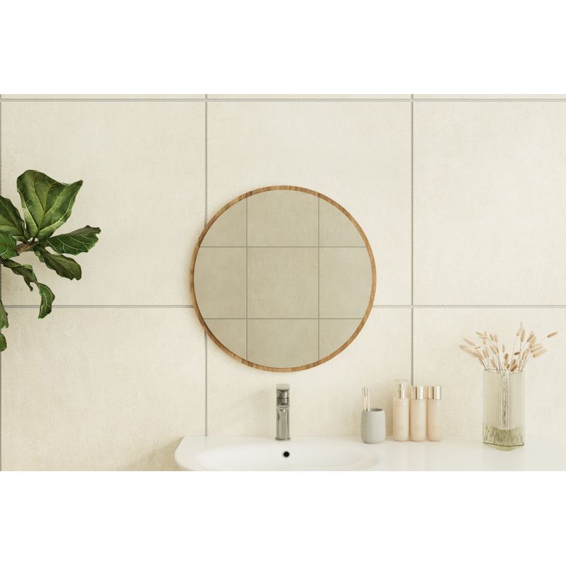 Casa si Gradina - Decoratiuni - Oglinzi - Oglinda, Hanah Home, mdf, nuc, 60x60x2.2 cm - Infinity.ro