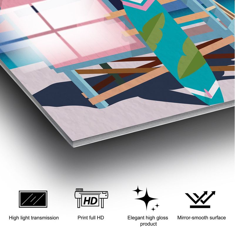 Casa si Gradina - Decoratiuni - Tablouri - Tablou decorativ, Wallxpert, sticla calita, multicolor, 30x45 cm, 123BZM2508 - Infinity.ro