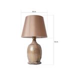 Casa si Gradina - Corpuri si surse de iluminat - Veioze si lampi - Veioze - Veioza, Opviq, ceramica, auriu, 30x55 cm - Infinity.ro