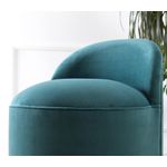 Casa si Gradina - Mobilier - Scaune si fotolii - Tabureti - Taburet, Hanah Home, catifea, verde petrol, 49x49x68 cm - Infinity.ro