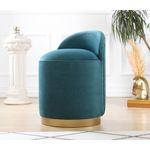 Casa si Gradina - Mobilier - Scaune si fotolii - Tabureti - Taburet, Hanah Home, catifea, verde petrol, 49x49x68 cm - Infinity.ro