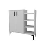 Casa si Gradina - Mobilier - Dulapuri si sifoniere - Dulapuri - Dulap multifunctional, Hanah Home, PAL melaminat, alb, 90x29.6x90.6 cm - Infinity.ro