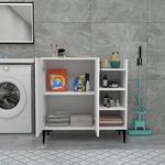 Casa si Gradina - Mobilier - Dulapuri si sifoniere - Dulapuri - Dulap multifunctional, Hanah Home, PAL melaminat, alb, 90x29.6x90.6 cm - Infinity.ro