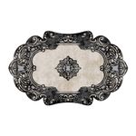 Casa si Gradina - Textile si covoare - Covoare - Covorase intrare - Covoras de intrare, Conceptum Hypnose, alb-negru, 80x150 cm, 100% poliester, antiderapant, 905ANR1116 - Infinity.ro