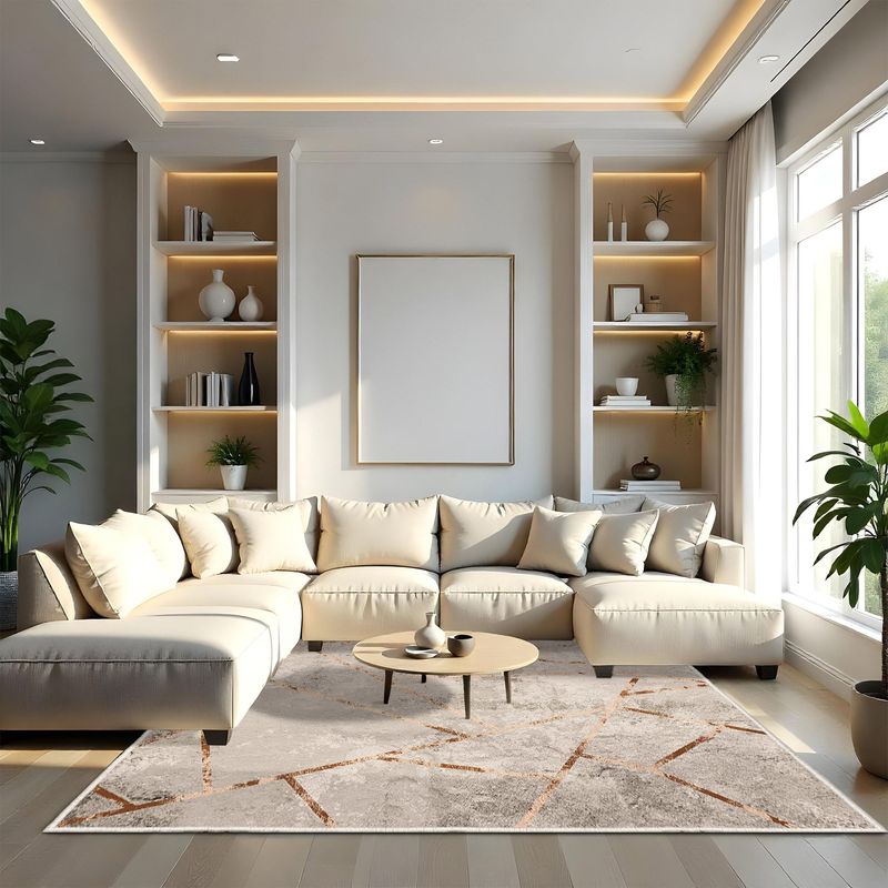 Casa si Gradina - Textile si covoare - Covoare - Covoare casa - Covor, Conceptum Hypnose, multicolor, 120x180 cm, 100% poliester, antiderapant, 369HFT3437 - Infinity.ro