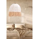 Casa si Gradina - Corpuri si surse de iluminat - Lustre si pendule - Candelabru, Opviq, corp metalic, alb, bumbac, 30x80 cm - Infinity.ro