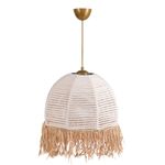 Casa si Gradina - Corpuri si surse de iluminat - Lustre si pendule - Candelabru, Opviq, corp metalic, alb, bumbac, 30x80 cm - Infinity.ro