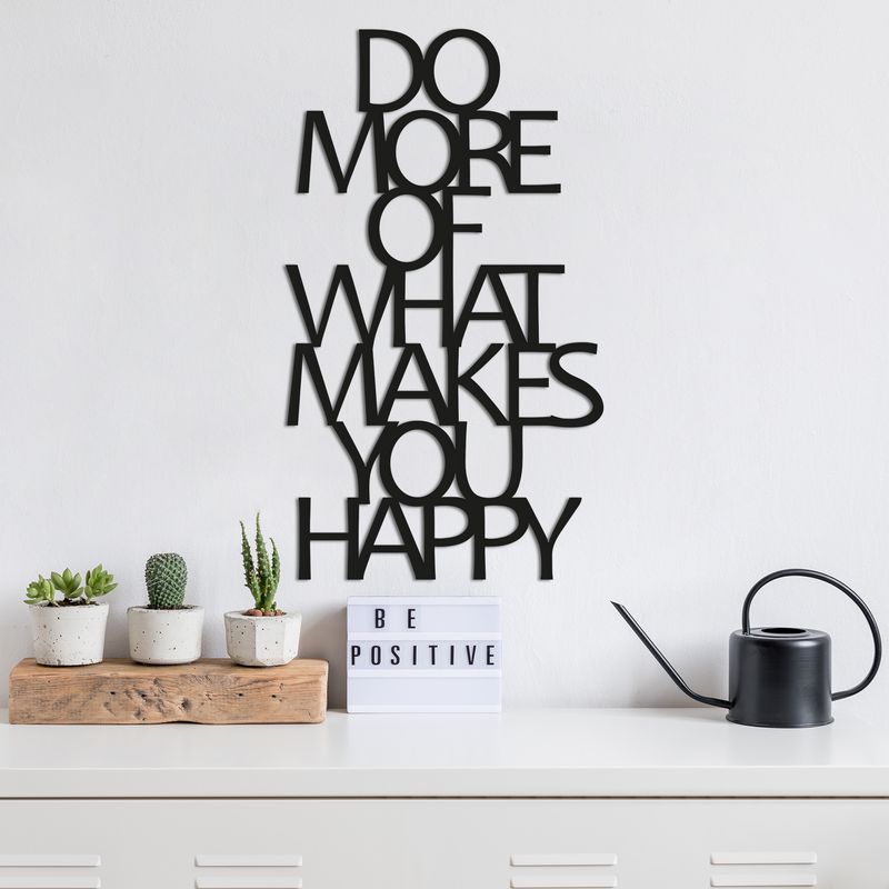 Casa si Gradina - Decoratiuni - Decoratiuni perete - Accesoriu decorativ de perete, Wallxpert, metal, negru, 41x70 cm - Infinity.ro