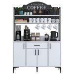 Casa si Gradina - Mobilier - Comode si corpuri - Corpuri bucatarie - Dulap multifunctional, Hanah Home, PAL melaminat, alb, 120x40x183.6 cm - Infinity.ro