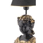 Casa si Gradina - Corpuri si surse de iluminat - Veioze si lampi - Veioze - Veioza, Opviq, poliester, negru auriu, 67 cm - Infinity.ro