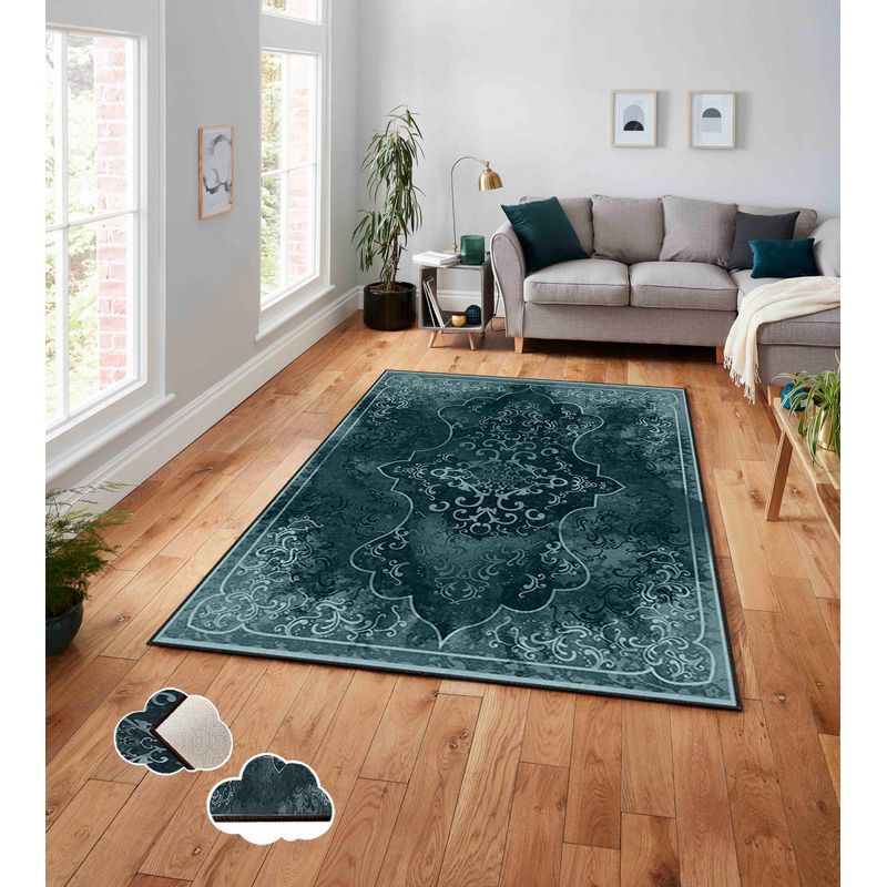 Casa si Gradina - Textile si covoare - Covoare - Covoare casa - Covor, Conceptum Hypnose, multicolor, 100x180 cm, 100% poliester, antiderapant, 288NGR1933 - Infinity.ro
