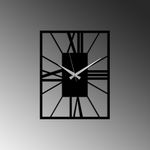 Casa si Gradina - Decoratiuni - Ceasuri - Ceas de perete decorativ, Wallxpert, metal, negru, 49x38 cm, 891TNL2441 - Infinity.ro