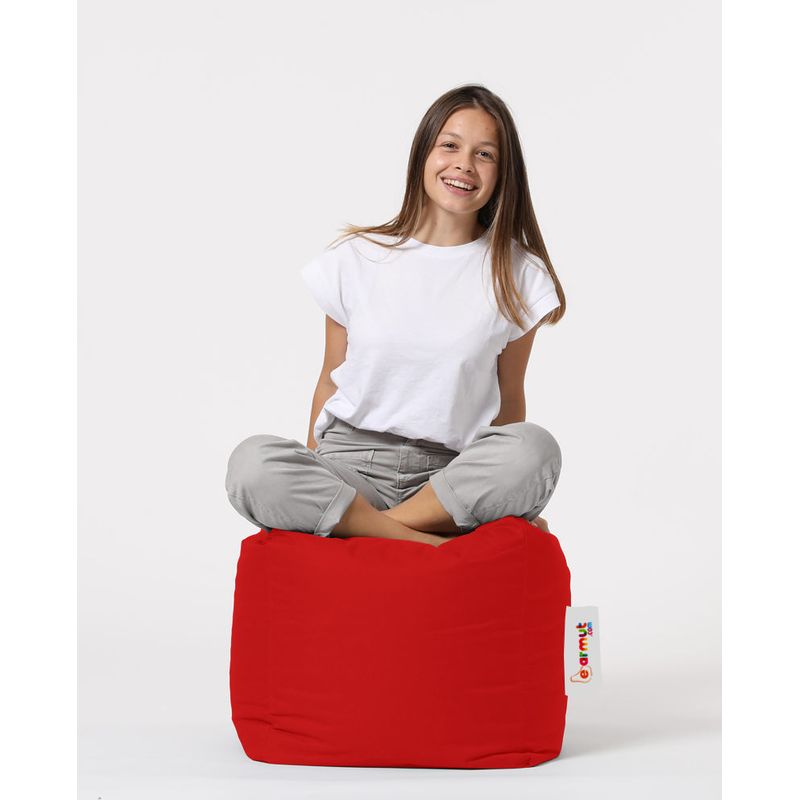 Casa si Gradina - Mobilier - Scaune si fotolii - Tabureti - Taburet de gradina, Hanah Home, poliester, rosu, 45x45x45 cm - Infinity.ro