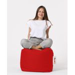 Casa si Gradina - Mobilier - Scaune si fotolii - Tabureti - Taburet de gradina, Hanah Home, poliester, rosu, 45x45x45 cm - Infinity.ro