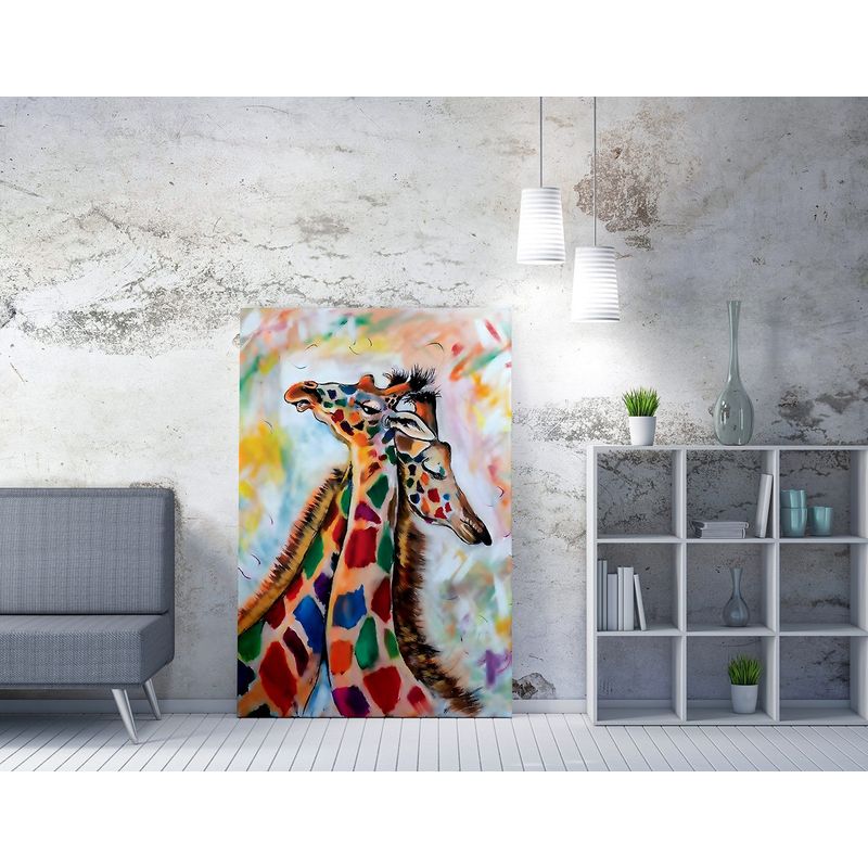 Casa si Gradina - Decoratiuni - Tablouri - Tablou canvas decorativ, Wallxpert, multicolor, 50x70 cm, bumbac si poliester, rama lemn, 227WRZ1107 - Infinity.ro