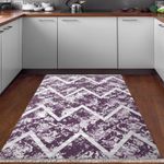 Casa si Gradina - Textile si covoare - Covoare - Covoare casa - Covor, Conceptum Hypnose, mov, 100x300 cm, 100% poliester, antiderapant - Infinity.ro