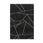Casa si Gradina - Textile si covoare - Covoare - Covoare casa - Covor, Conceptum Hypnose, negru, 100x150 cm, 100% poliester, antiderapant - Infinity.ro