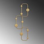 Casa si Gradina - Mobilier - Organizare si depozitare - Cuiere - Cuiere de perete, Wallxpert, metal, auriu, 28x5x70 cm - Infinity.ro