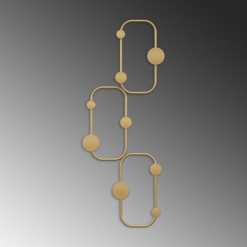 Casa si Gradina - Mobilier - Organizare si depozitare - Cuiere - Cuiere de perete, Wallxpert, metal, auriu, 28x5x70 cm - Infinity.ro