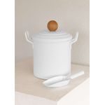 Casa si Gradina - Bucatarie si vesela - Organizare si depozitare bucatarie - Cutii alimentare - Cutie de depozitare, Hermia, metal galvanizat, alb, 23x17x24 cm - Infinity.ro