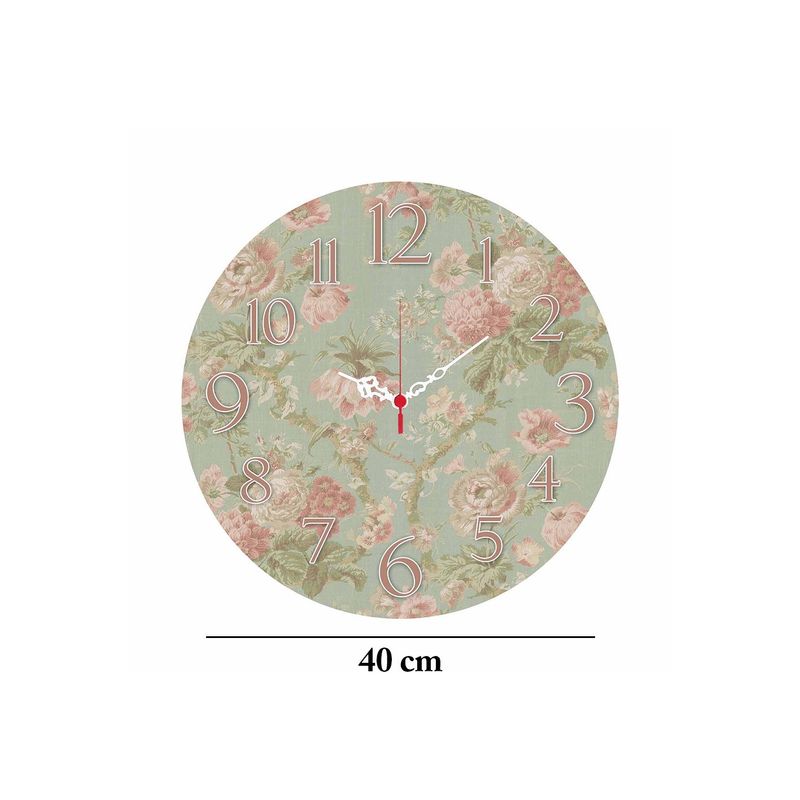 Casa si Gradina - Decoratiuni - Ceasuri - Ceas decorativ, Wallxpert, mdf, multicolor, 40 cm, 238HMA3111 - Infinity.ro