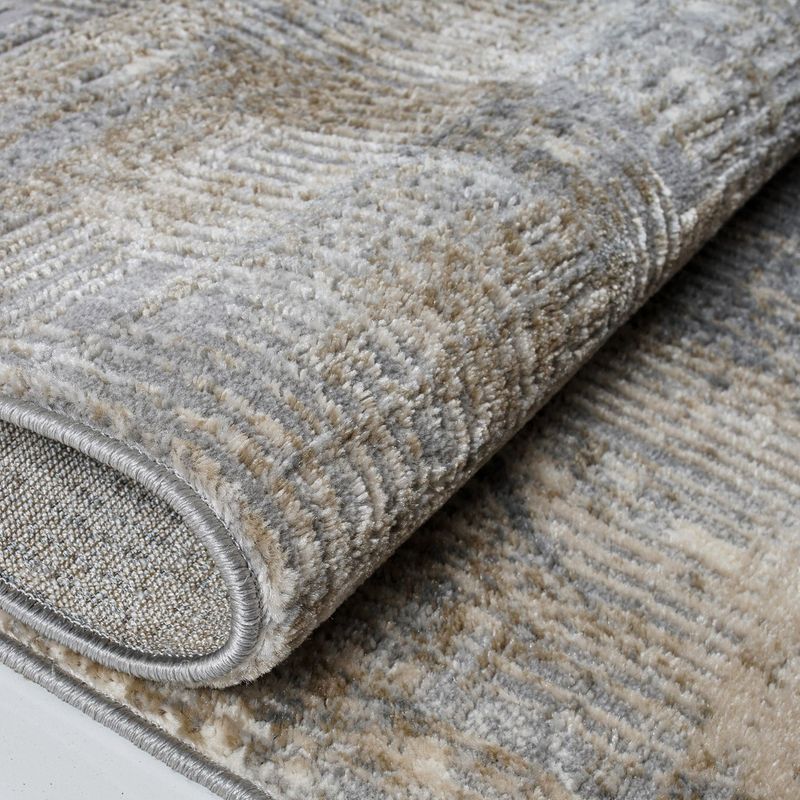 Casa si Gradina - Textile si covoare - Covoare - Covoare casa - Covor de hol, Conceptum Hypnose, gri bej crem, 80x150 cm, polipropilena si poliester - Infinity.ro