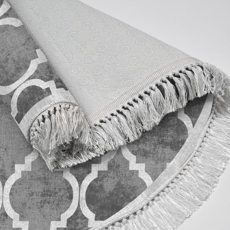 Casa si Gradina - Textile si covoare - Covoare - Covoare casa - Covor, Conceptum Hypnose, gri, 160x160 cm, 100% poliester, antiderapant - Infinity.ro