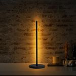 Casa si Gradina - Corpuri si surse de iluminat - Veioze si lampi - Veioze - Veioza, Opviq, metal, negru, 18x51 cm - Infinity.ro