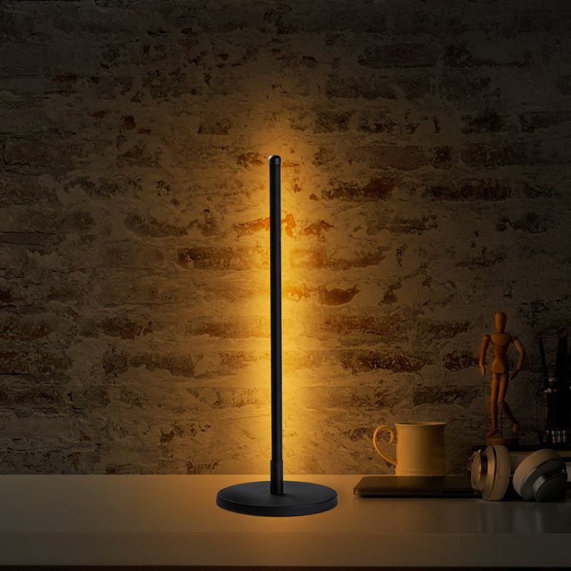 Casa si Gradina - Corpuri si surse de iluminat - Veioze si lampi - Veioze - Veioza, Opviq, metal, negru, 18x51 cm - Infinity.ro