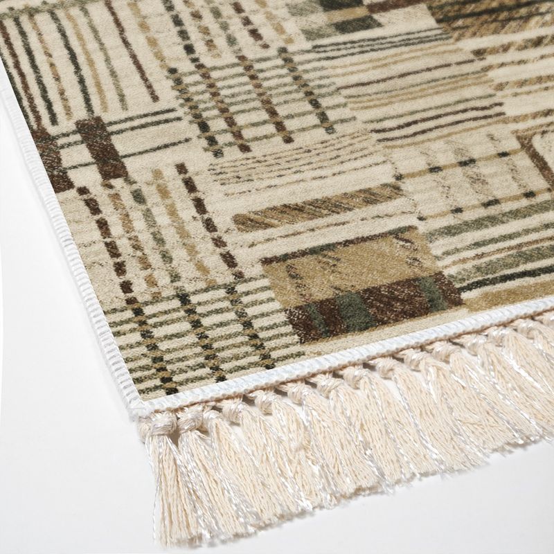 Casa si Gradina - Textile si covoare - Covoare - Covoare casa - Covor, Conceptum Hypnose, maro, bej, 100x150 cm, 100% poliester, antiderapant, lavabil la masina - Infinity.ro